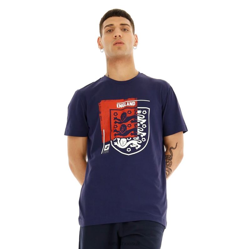 TEE WC22 ENGLAND Man 446TN372 Apparel EVENING BLUE Lotto