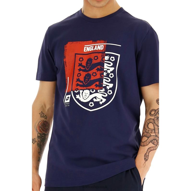 TEE WC22 ENGLAND Man 446TN372 Apparel EVENING BLUE Lotto