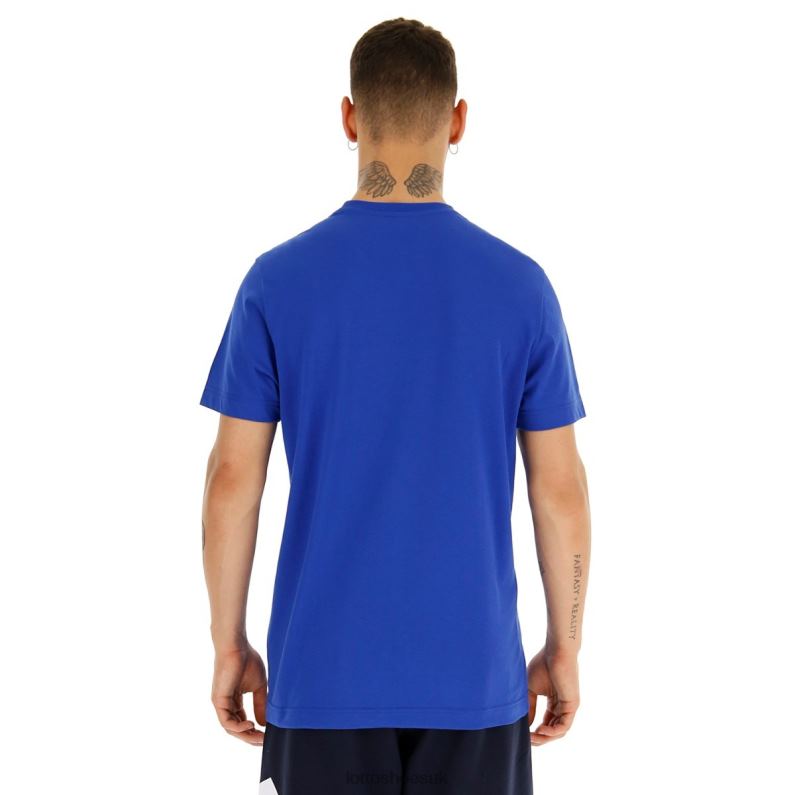 TEE WC22 FRANCE Man 446TN370 Apparel PACIFIC BLUE Lotto