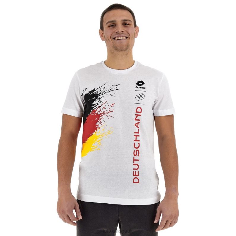 TEE WC22 GERMANY Man 446TN453 Apparel BRIGHT WHITE Lotto