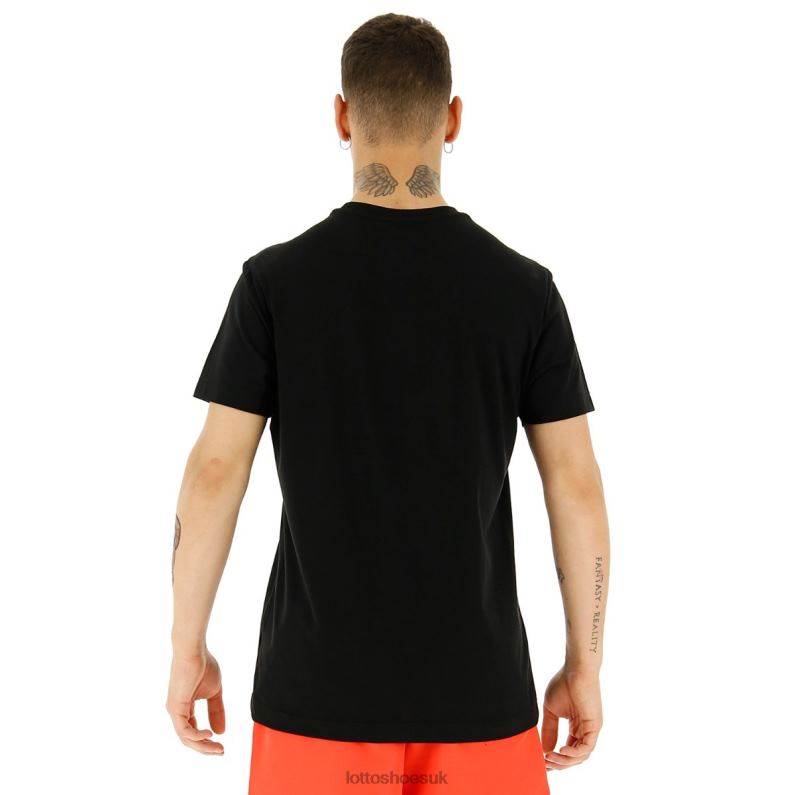 TEE WC22 PORTUGAL Man 446TN371 Apparel ALL BLACK Lotto