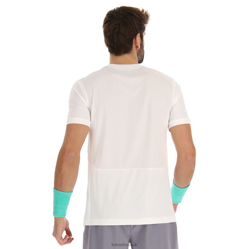 TOP IV TEE 1 Man 446TN486 Apparel BRIGHT WHITE/GREEN 929C Lotto
