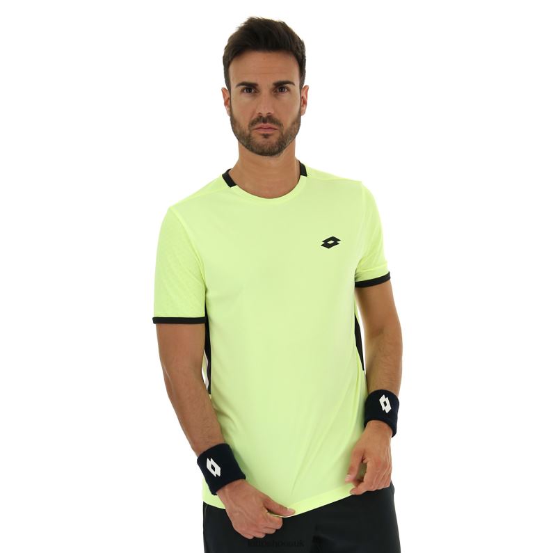 TOP TEN III TEE PL Man 446TN511 Apparel YELLOW NEON Lotto