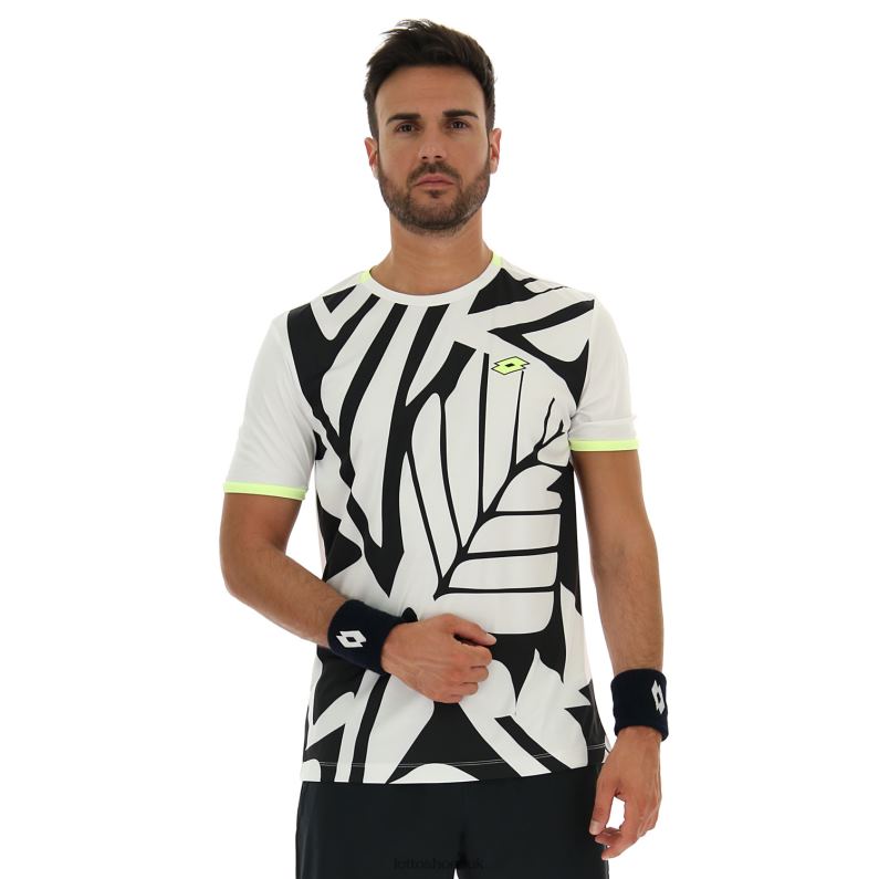 TOP TEN III TEE PRT2 PL Man 446TN517 Apparel BRIGHT WHITE Lotto