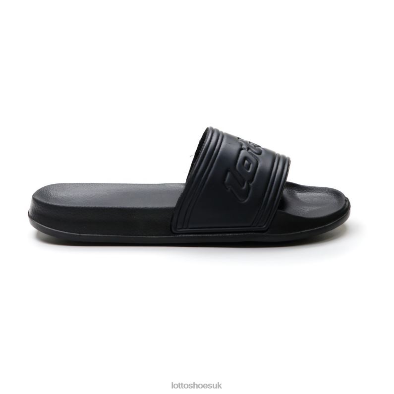 MIDWAY IV SLIDE Man 446TN262 Shoes ALL BLACK Lotto