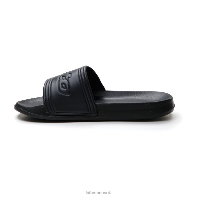 MIDWAY IV SLIDE Man 446TN262 Shoes ALL BLACK Lotto