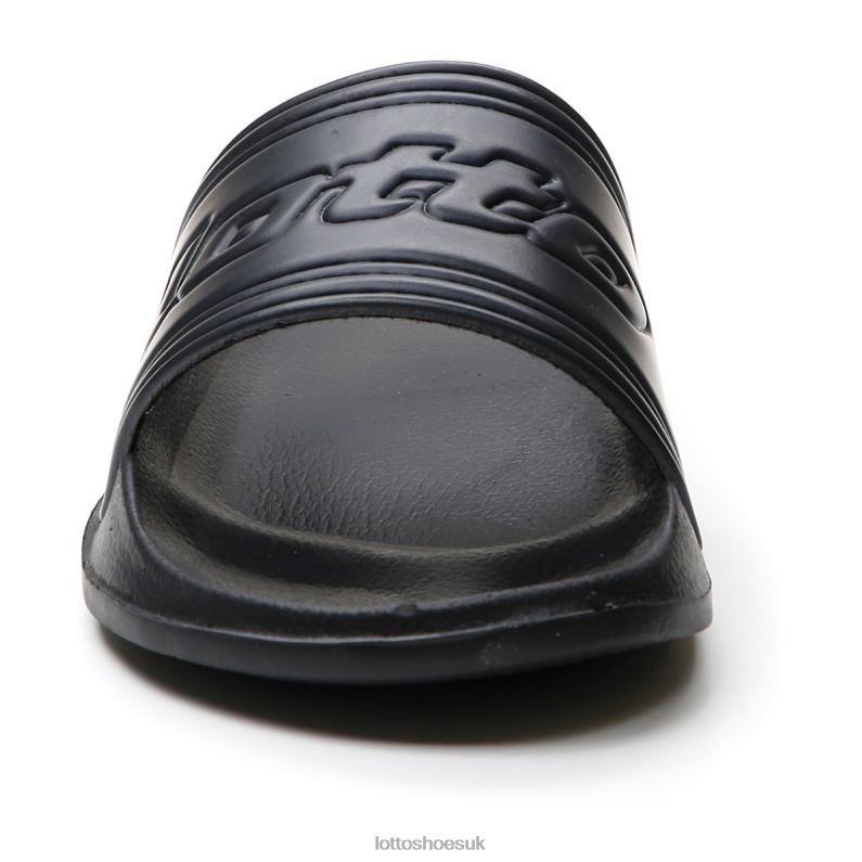 MIDWAY IV SLIDE Man 446TN262 Shoes ALL BLACK Lotto