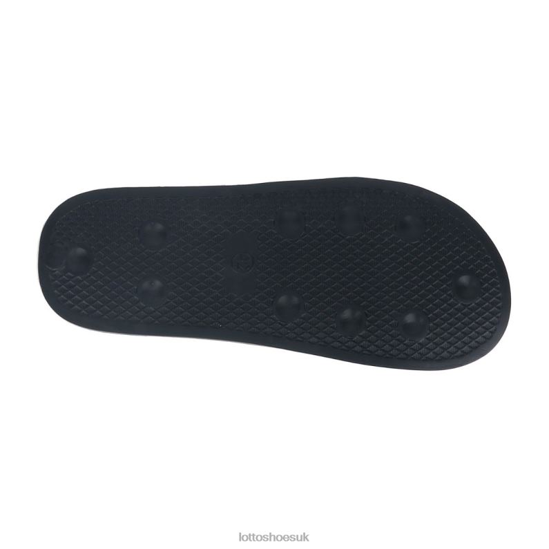 MIDWAY IV SLIDE Man 446TN262 Shoes ALL BLACK Lotto