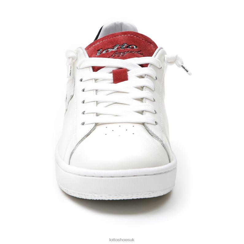 AUTOGRAPH BLOCK Man 446TN1 Shoes WHITE/DRIED TOMATO/ALL BLACK Lotto