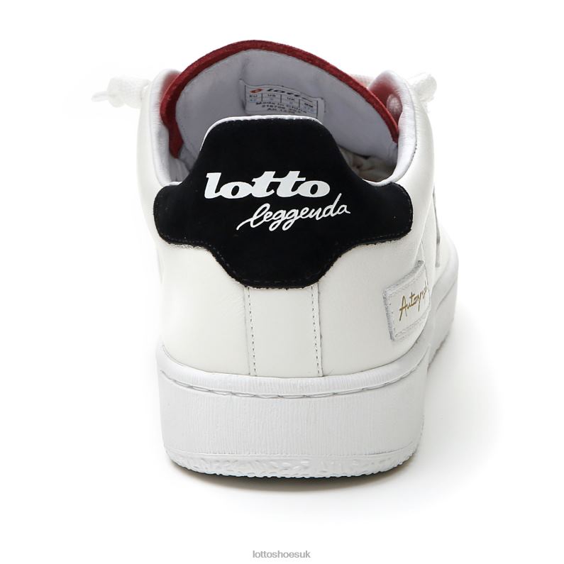 AUTOGRAPH BLOCK Man 446TN1 Shoes WHITE/DRIED TOMATO/ALL BLACK Lotto