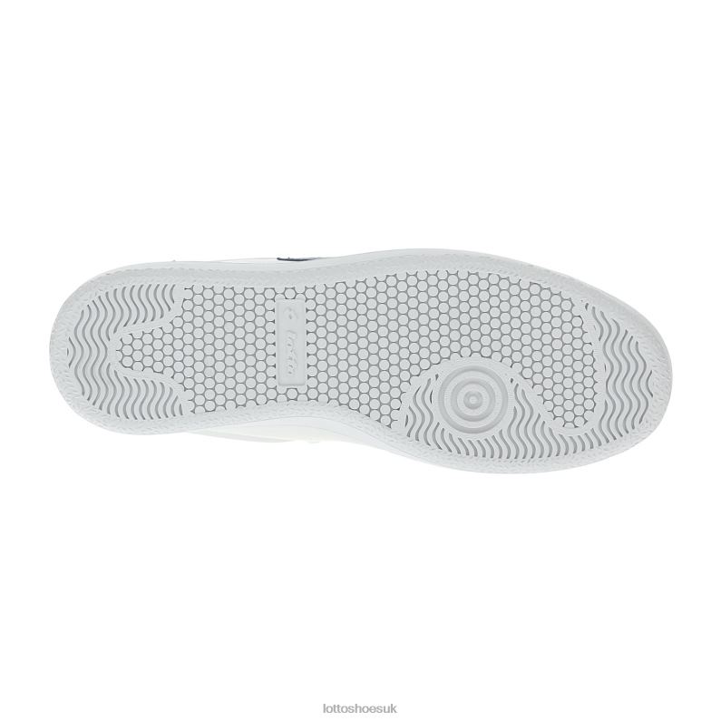 AUTOGRAPH BLOCK Man 446TN2 Shoes WHITE/CITADEL BLUE/RUBBER BROWN Lotto