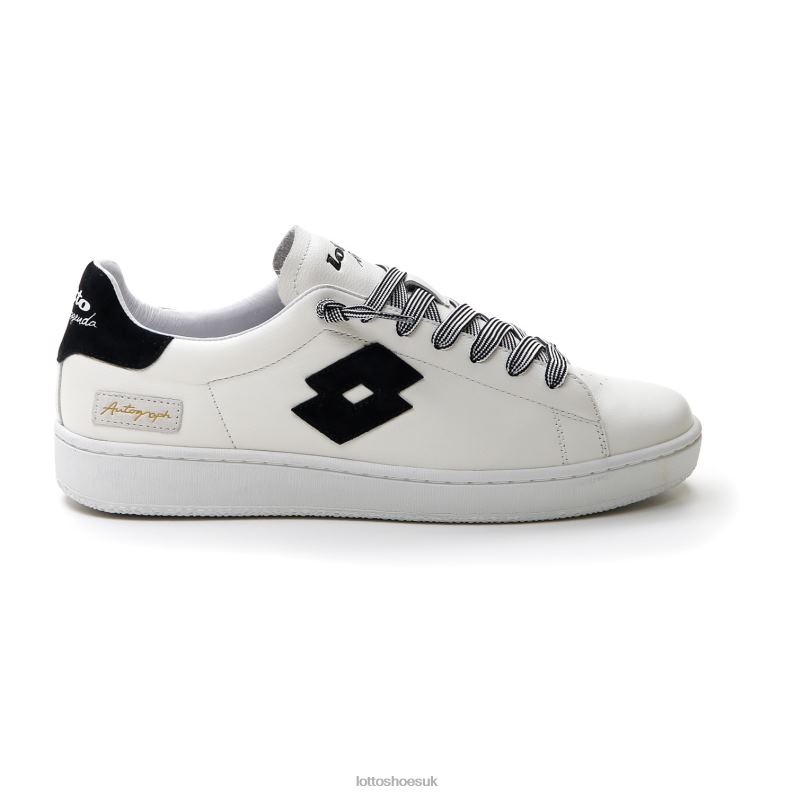AUTOGRAPH Man 446TN14 Shoes WHITE/ALL BLACK Lotto