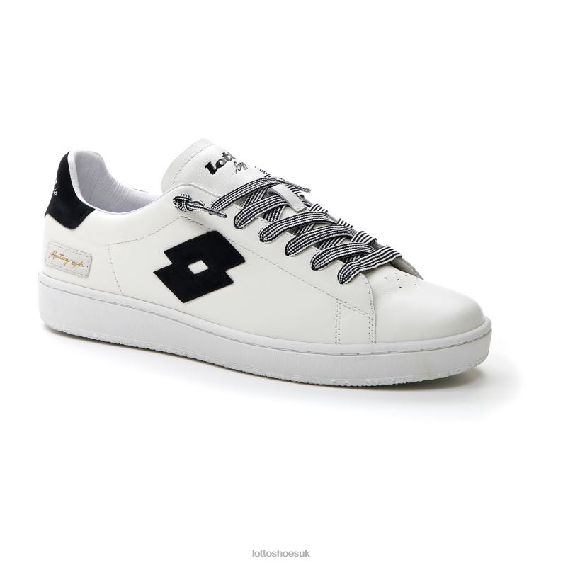 AUTOGRAPH Man 446TN14 Shoes WHITE/ALL BLACK Lotto
