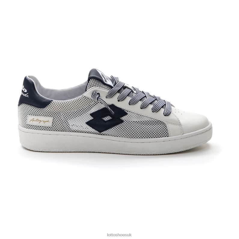 AUTOGRAPH NET Man 446TN45 Shoes WHITE/DRESS BLUE Lotto