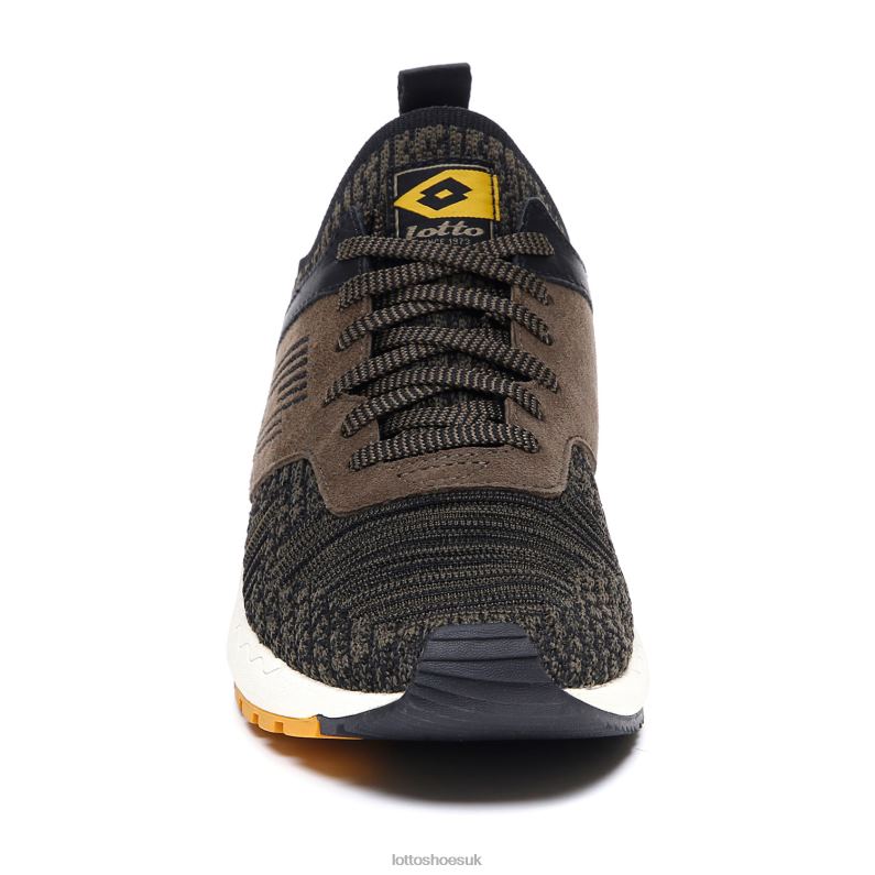MARATHON KNIT Man 446TN51 Shoes DARK OLIVE/ALL BLACK Lotto
