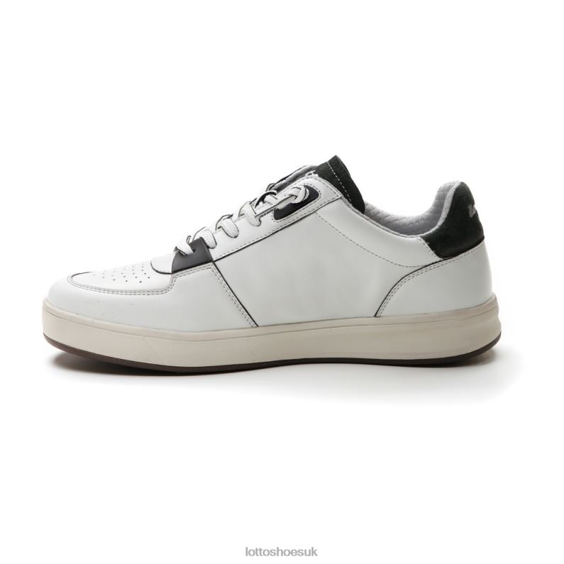 SIGNATURE EDGE Man 446TN8 Shoes WHITE/GREEN RESIN Lotto