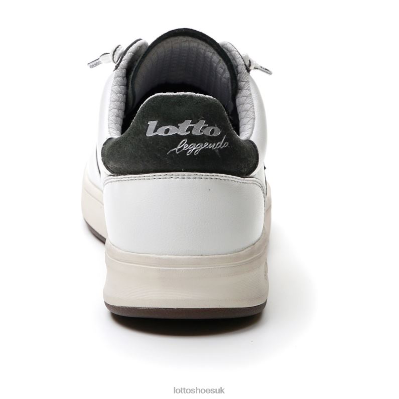 SIGNATURE EDGE Man 446TN8 Shoes WHITE/GREEN RESIN Lotto