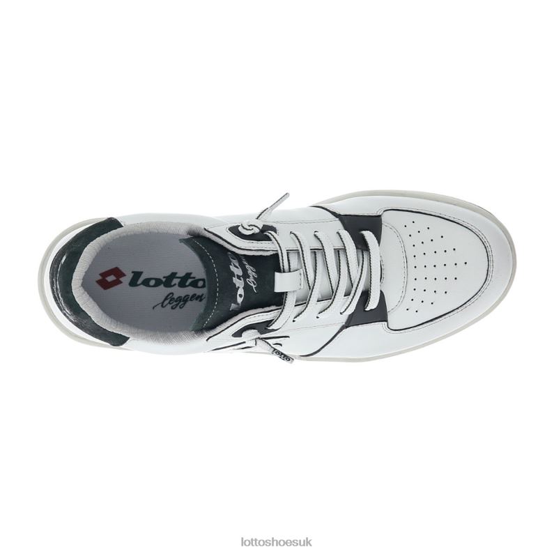 SIGNATURE EDGE Man 446TN8 Shoes WHITE/GREEN RESIN Lotto