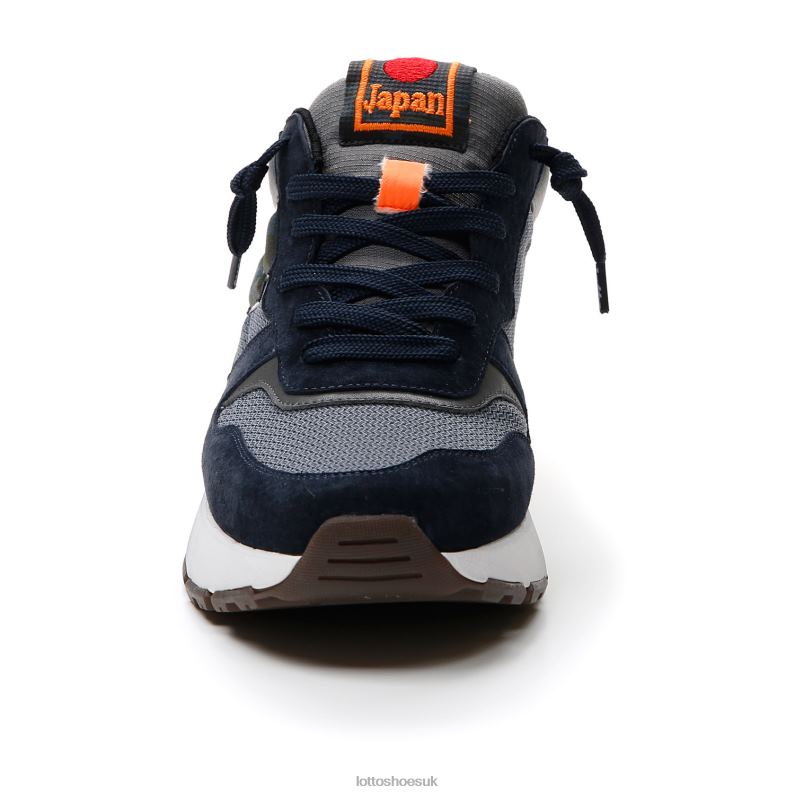 TOKYO GINZA CAMO Man 446TN23 Shoes DARK BLUE/BLUE MIRAGE/CHARCOAL Lotto