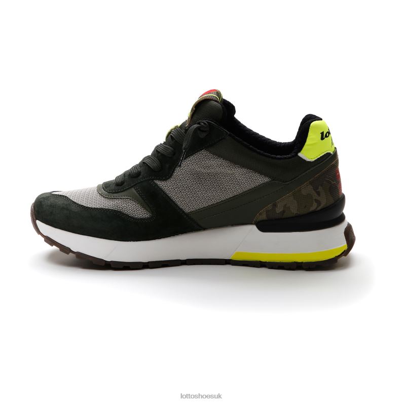 TOKYO GINZA CAMO Man 446TN24 Shoes GREEN RESIN/WARM GRAY 4U/GRAPE LEAF Lotto