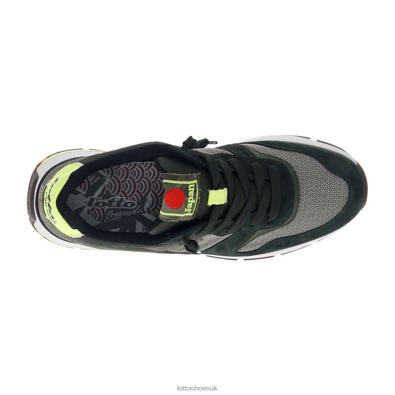 TOKYO GINZA CAMO Man 446TN24 Shoes GREEN RESIN/WARM GRAY 4U/GRAPE LEAF Lotto