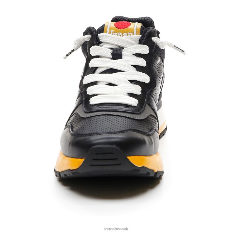 TOKYO GINZA LTH Man 446TN47 Shoes ALL BLACK/MANGO MOJITO Lotto