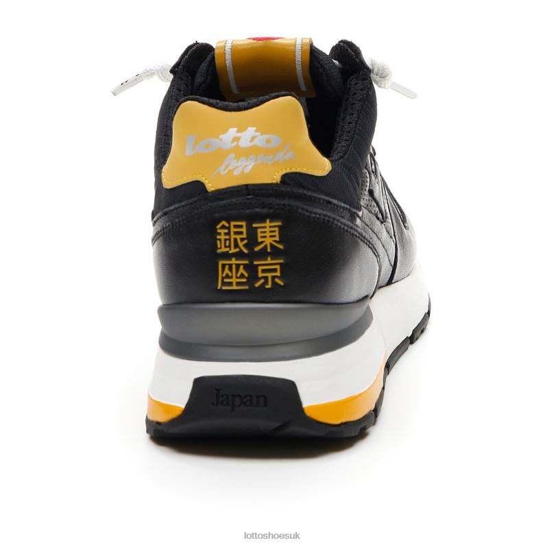 TOKYO GINZA LTH Man 446TN47 Shoes ALL BLACK/MANGO MOJITO Lotto