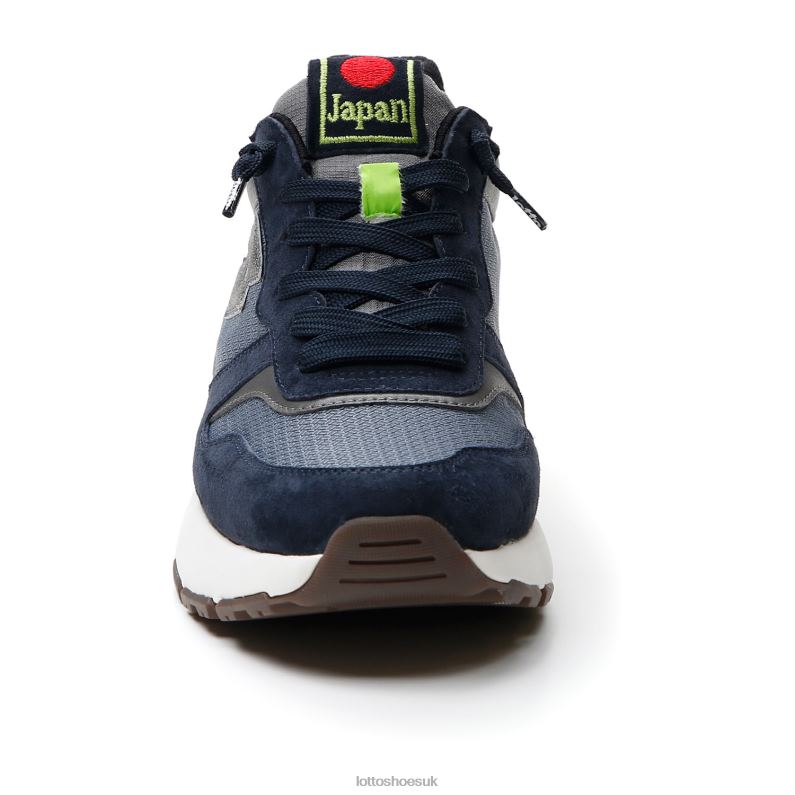 TOKYO GINZA Man 446TN10 Shoes BLUE MIRAGE/ALL BLACK/DARK BLUE Lotto