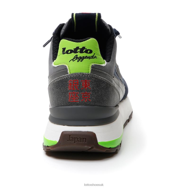 TOKYO GINZA Man 446TN10 Shoes BLUE MIRAGE/ALL BLACK/DARK BLUE Lotto