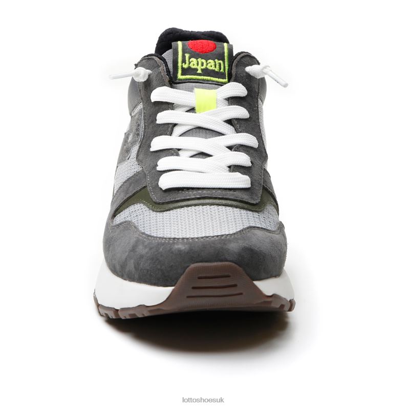 TOKYO GINZA Man 446TN22 Shoes ASH GRAY/ALL BLACK/SHADOW GRAY Lotto