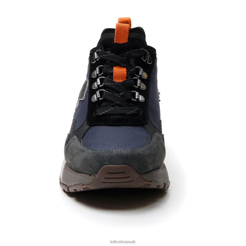 TOKYO SHIBUYA II Man 446TN4 Shoes NIGHT BLUE/ALL BLACK/SHADOW GRAY Lotto