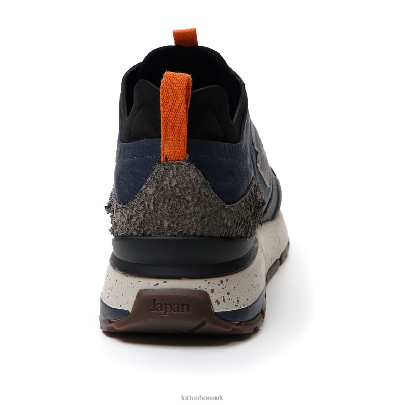 TOKYO SHIBUYA II Man 446TN4 Shoes NIGHT BLUE/ALL BLACK/SHADOW GRAY Lotto