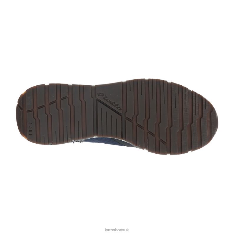 TOKYO SHIBUYA II Man 446TN4 Shoes NIGHT BLUE/ALL BLACK/SHADOW GRAY Lotto