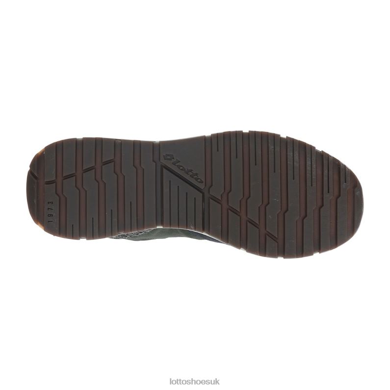 TOKYO SHIBUYA II Man 446TN5 Shoes GRAPE LEAF/ALL BLACK/GREEN RESIN Lotto