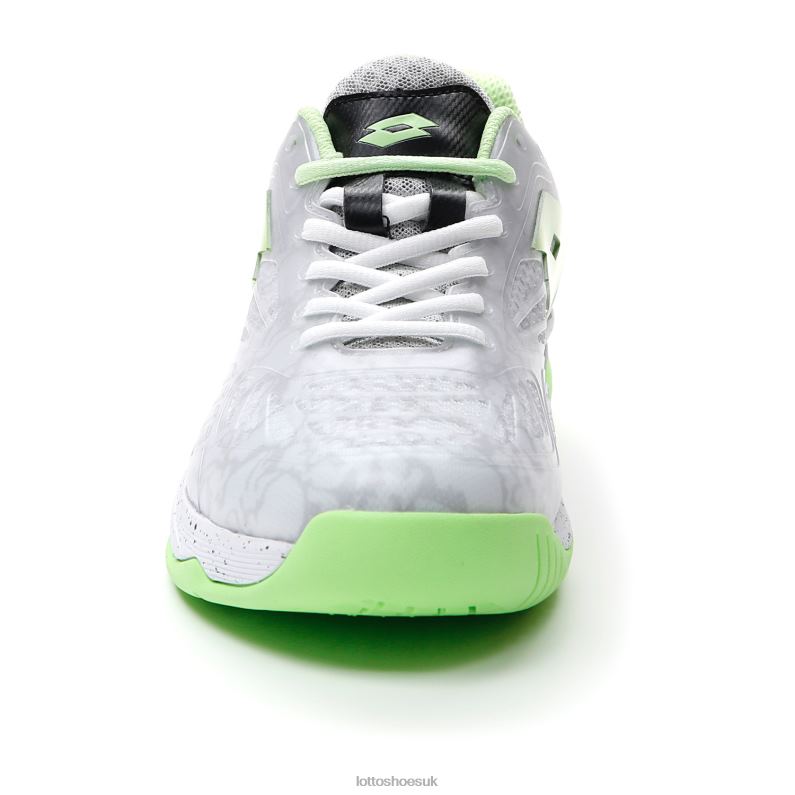 SUPERRAPIDA 200 III Man 446TN204 Shoes ALL WHITE/GREEN APPLE NEO Lotto