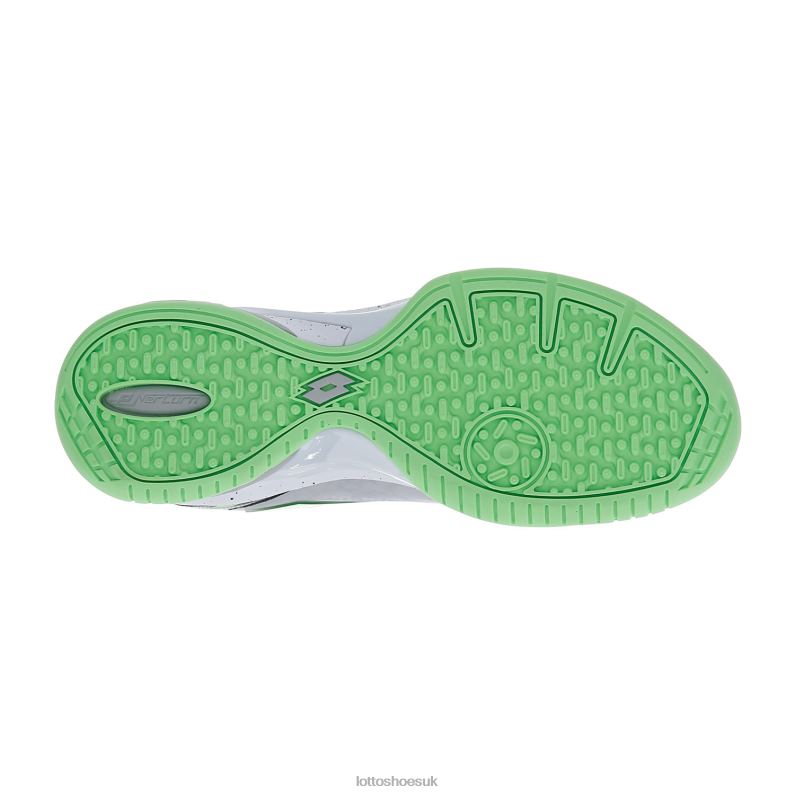 SUPERRAPIDA 200 III Man 446TN204 Shoes ALL WHITE/GREEN APPLE NEO Lotto