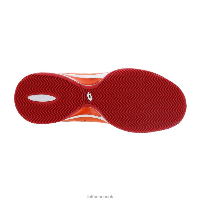 SUPERRAPIDA 200 PRT Man 446TN208 Shoes RED ORANGE/ALL WHITE/RED TOREADOR Lotto