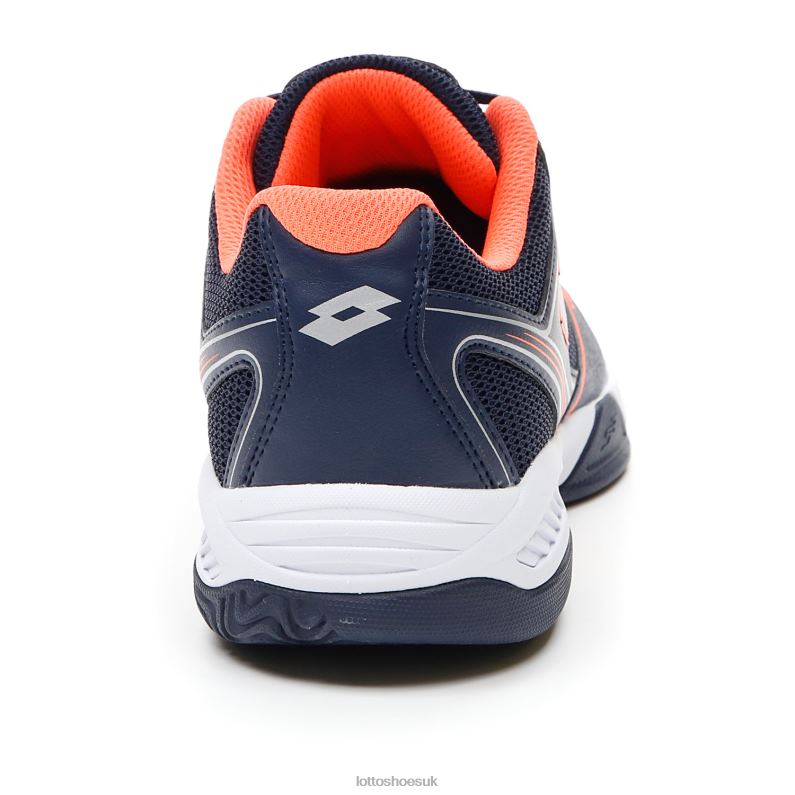 SUPERRAPIDA 400 III Man 446TN209 Shoes NAVY BLUE/ALL WHITE/CORAL FLUO Lotto