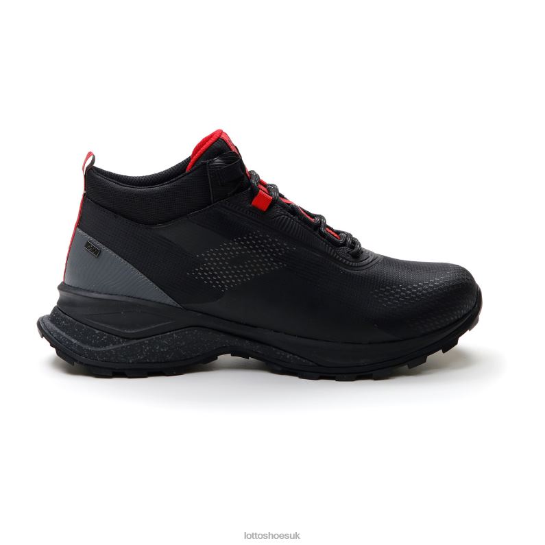 MOONRUN 300 II MID HD Man 446TN239 Shoes ALL BLACK/GRAVITY TITAN Lotto