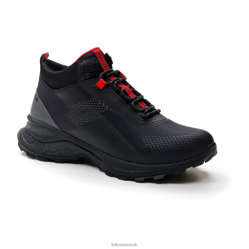 MOONRUN 300 II MID HD Man 446TN239 Shoes ALL BLACK/GRAVITY TITAN Lotto