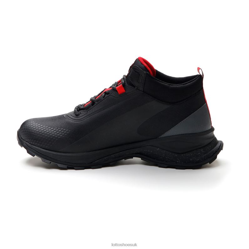 MOONRUN 300 II MID HD Man 446TN239 Shoes ALL BLACK/GRAVITY TITAN Lotto