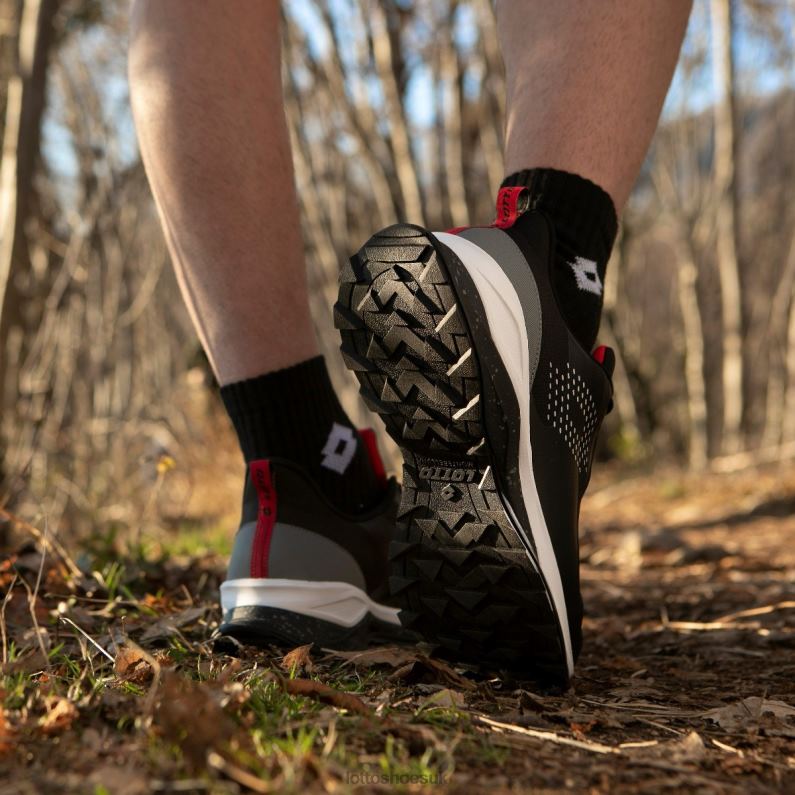 MOONRUN 300 Man 446TN218 Shoes ALL BLACK/GRAVITY TITAN Lotto