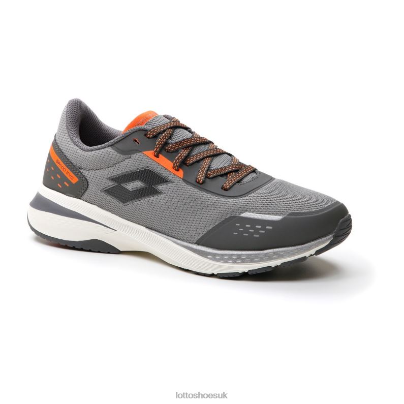 SPEEDEVO 500 II Man 446TN223 Shoes LIGHT ASPHALT/GRAVITY TITAN/COOL GRAY 9C Lotto