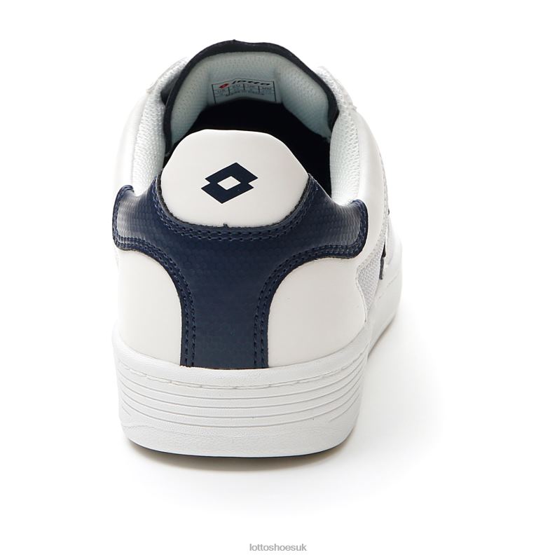 1973 AMF EVO VI NET Man 446TN65 Shoes WHITE/DRESS BLUE Lotto