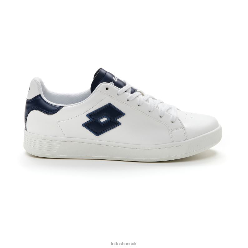 1973 EVO IV Man 446TN91 Shoes ALL WHITE/DRESS BLUE Lotto