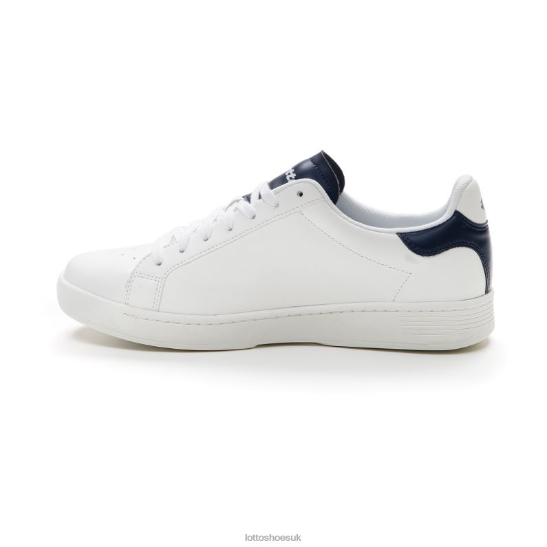 1973 EVO IV Man 446TN91 Shoes ALL WHITE/DRESS BLUE Lotto