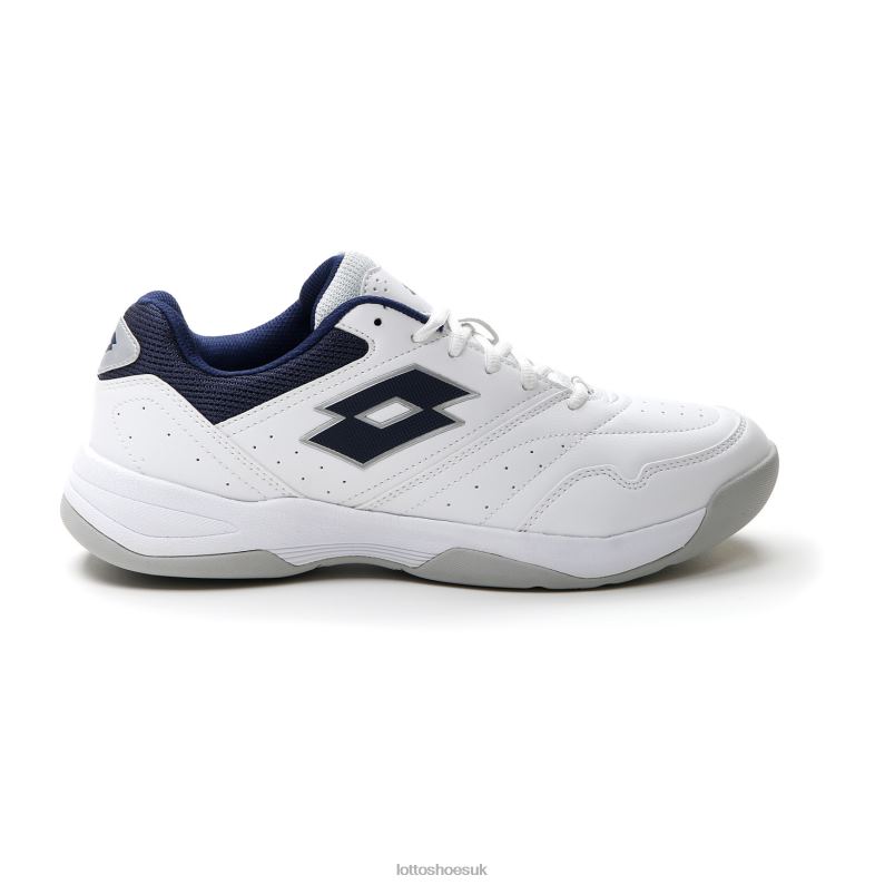 COURT LOGO AMF XIX Man 446TN85 Shoes WHITE/DRESS BLUE Lotto