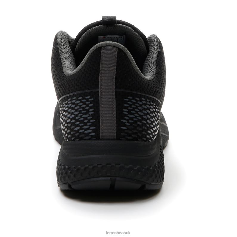 KIBRA AMF Man 446TN61 Shoes ALL BLACK/GRAVITY TITAN Lotto