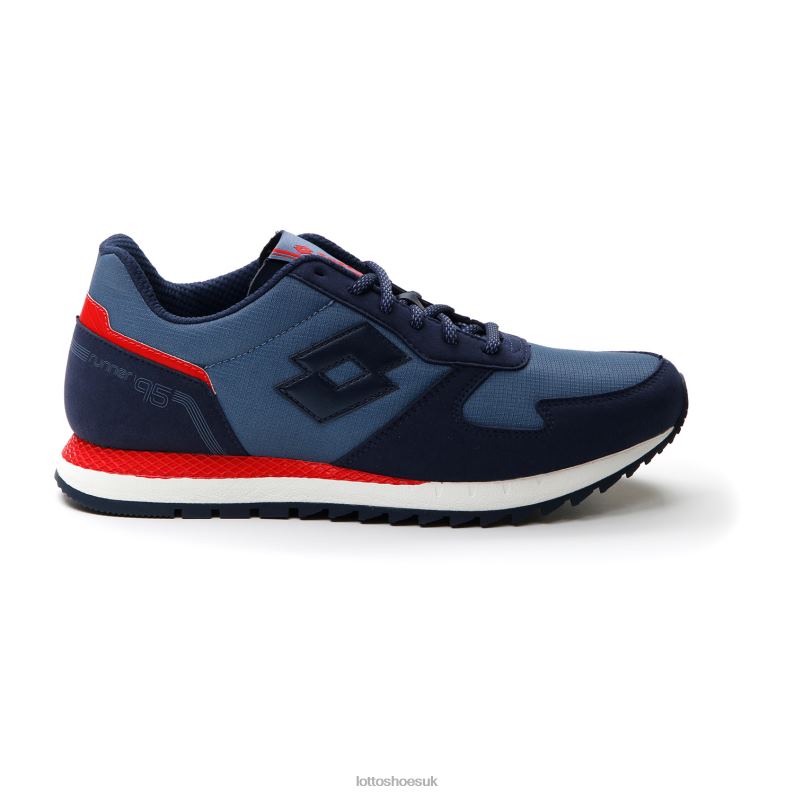 RUNNER 95 AMF Man 446TN70 Shoes CHINA BLUE/DRESS BLUE Lotto