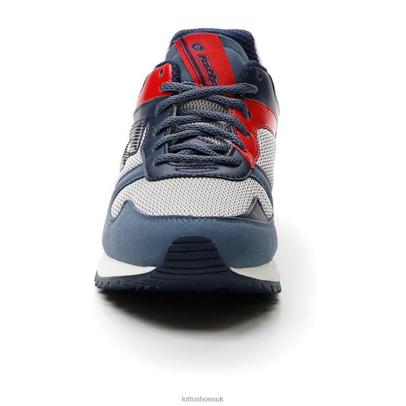 RUNNER PLUS 95 AMF V Man 446TN80 Shoes VAPOR GRAY/DRESS BLUE/BLUE MIRAGE Lotto